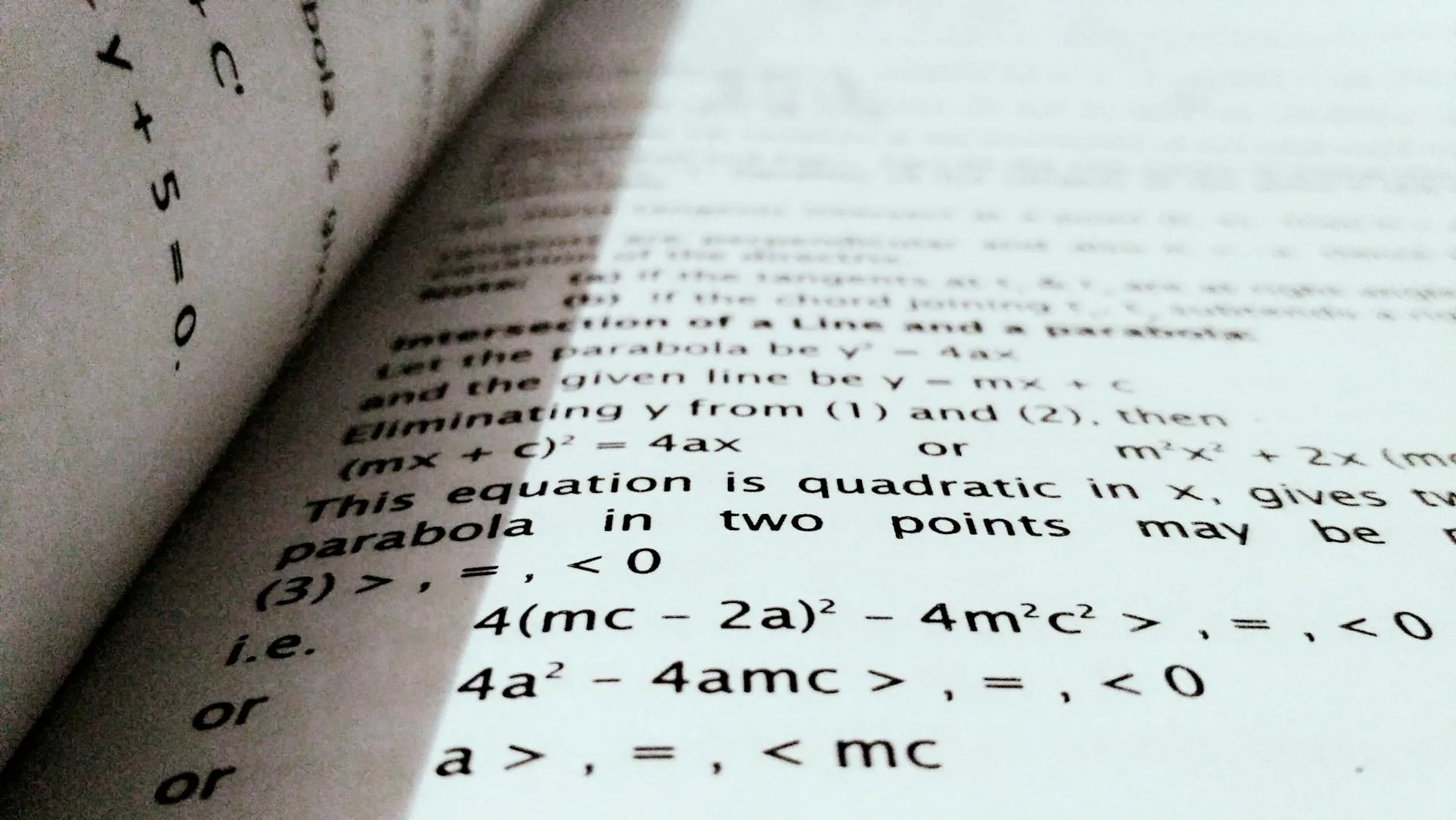 Open textbook used for board class revision